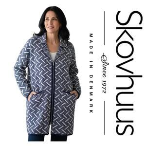 Skovhuus Women Cardigan Italy | Blue Knit Organic Cotton XL